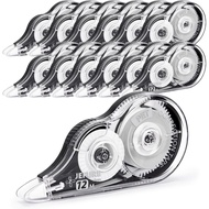 12 Pcs Correction Tape, 39.37 Ft White Wrong Out Tear-Resistant Bulk, Instant Corrections Easy to Us