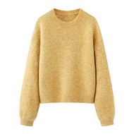 Loose Round Neck Pullover Wool Sweater for Women - Winter 2025 Trend 4GB233882Q