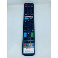 Sharp rnf01/rnf04 TV remote control for sharp smart TV Netflix YouTube [both remote models cannot be used interchangeably]