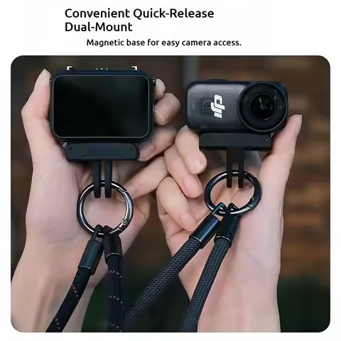 Action Camera Hard Nylong 80cm Neck Sling Lanyard for DJI Osmo Nano/Osmo 360/Pocket 3/Action 6 5 Pro