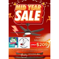 (INSTALLATION AVAILABLE, CLIMATE VOUCHER & CDC VOUCHER ACCEPTED) Fanco Galaxy 5 48″ DC Motor Ceiling