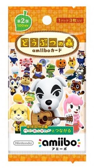 Switch 動物之森 Happy Home Designer Amiibo 咭 (第2彈, 3張卡)