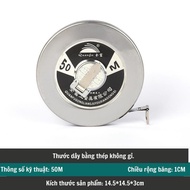 Thước Cuộn Dây Thép Nhập Khẩu Cao Cấp 20M 30M 50M - Chính Xác Chống Mài Mòn Siêu Bền