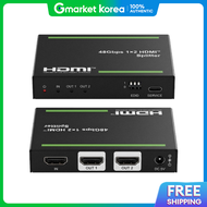 Coms | 1X2 8K HDMI 2.1 Splitter s Video Laptop Pc Monitor Edid