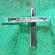 Stereo sliding potentiometer 7.5cm pin 4 - 2 B10K 6 pin legs 10K 103 B103 fader mixer potentiometer 