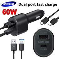 Samsung 60W USB Car Charger Quick Charge QC PD SCP 100cm USB C to USB C PD Fast Charging Cable for G