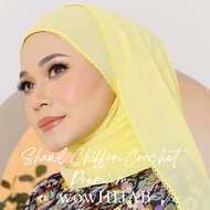 [SHAWL CROCHET] Shawl Heavy Chiffon Crochet Exclusive ❤️