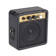 2X Mini Guitar Amplifier Amp Speaker 5W with 6.35mm Input 1/4 Inch Headphone Output Supports Volume Tone Adjustment