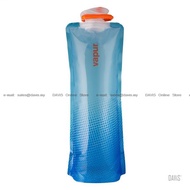 Vapur Shades 1.5L blue - Most flexible reusable anti-bottle freezable durable BPA-free foldable port
