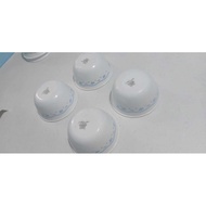 corelle morning blue rice bowl sold per pc