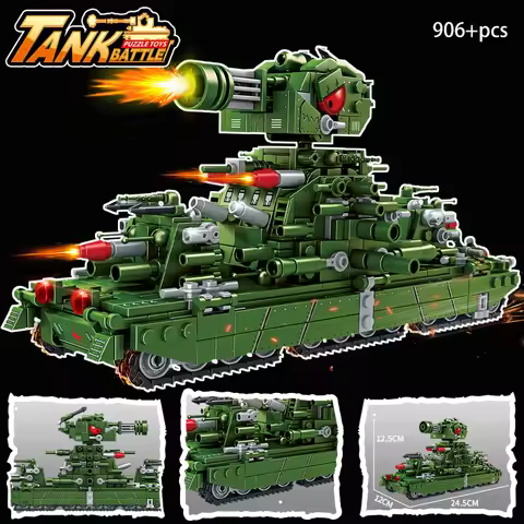 2025 World War II heavy German Karl kv44 tank military Soviet steel monster kv99 model building bloc