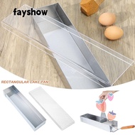 FAYSHOWSG Tiramisu Cake Mold, Non-Stick Surface Professional Tools Rectangular Cake Pan,  Chiffon Ca