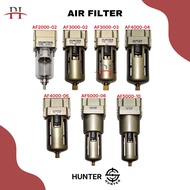 HUNTER AIR FILTER MANUAL AF2000-02 (1/4") / AF3000-02 (1/4") / AF3000-03 (3/8") /AF4000-04 (1/2") / 