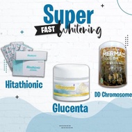 Bundle Super Fast Whitening Hitathionic Glucenta DD Chromosome