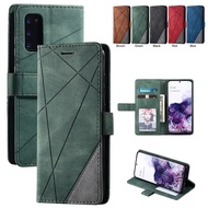 Flip Case for OPPO Reno 11 F 11F 10 Pro+ Plus 5G 4 4G 5 6 7 8 T 8T Find X2 X3 X5 X6 Pro reno11 Splice PU Leather Cover Fold Wallet With Card Slots Photo Holder Stand Soft TPU Bumper Shell Hand Lanyard Strap Mobile Phone Casing