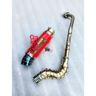 Kou mahachai Pipe 51mm canister conical open specs exhaust Pipe for Wave 125 Xrm 110/125 Wave 100/11