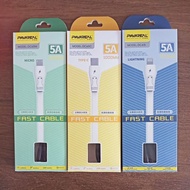 PAVAREAL FAST CABLE 5A CABLE MICRO/TYPE-C/IPHONE
