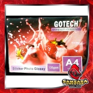GOTECH 135gsm glossy photo paper sticker GLOSSY photo sticker paper/