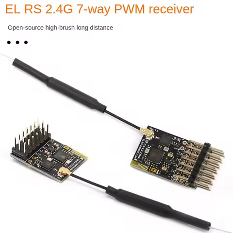 1/2/4PCS CYCLONE ELRS 2.4G PWM 6CH / 7CH CRSF Receiver Support ELRS 3.2 PWM/CRSF Protocol Copper Pip