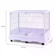 Da Yang Rabbit Cage R81 pro R71 Double Drawer Anti-urination Large Size Automatic Cleaning Excrement