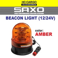 HC CARGO Amber LED Beacon Strobe Emergency Flashing Light Warning Lamp Truck 12V 24V 16 LED / 12 LED