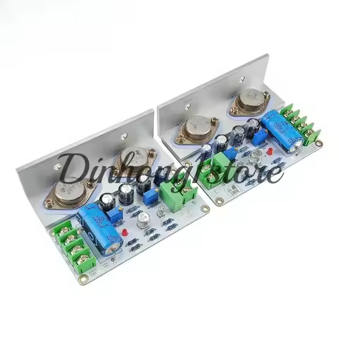 Hifi JLH 1969 Amplifier Audio Class A Amp Board Stereo For 3-8 inch Full Range Speakers 2N3055 Finis