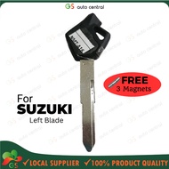 Uncut Blade Blank Key FOR SUZUKI Hayate/ Shogun Pro 125 (LEFT BLADE) 1 Line PLASTIC HEAD NMT-A16