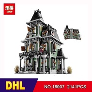 DHL  LEPIN 16007 2141Pcs Monster Fighters Haunted House Model Building Kits Set Blocks Bricks Hallow