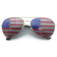 American Flag Aviator Sunglasses Glasses grinderPUNCH® American Flag Aviator Sunglasses Glasses