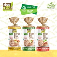 MERAH Rice UP! Krekers Brown Rice Crackers Free Of Cholesterol Gluten Free (Brown Rice Cakes) - 120g