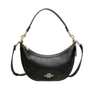 COACH蔻馳 Aria系列 月牙包CO996 IMBLK 黑色 1個