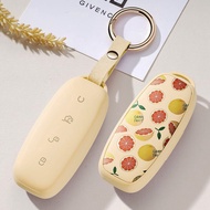 FOR BYD Denza D9 Car Key Cover Denza D9 Key Case For Denza D9 Remote Key Case keychain TPU material 