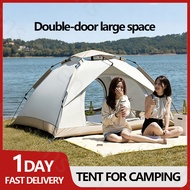 Tent for Camping Waterproof Outdoor Camping Tent 3-6 Person Automatic Tent Sunshade UV Protection