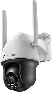 TP-Link VIGI 4MP 4G Smart Outdoor Security Camera, Pan/Tilt, Full-Colour, 360°, AI Detection, H.265+