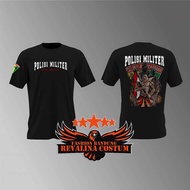 BAJU KAOS ATASAN POLISI MILITER / TNI AD AU AL / TACTICAL / LENGAN PANJANG / LENGAN PENDEK WARNA HI
