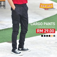 seluar Cargo Pants [Stretch Slim Fit Pants]