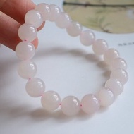 10mm天然和闐玉/和田玉-青海漸變藕粉玉 設計單圈手串