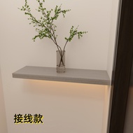 Lighted One-Word Partition Wall Storage Rack with Lights, Image Wall Display Rack, Decorative Lumino