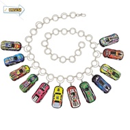 CAUSI Racing Model Chain Belt, Gothic Punk Colorful Car Belt, Trendy Y2k Hip Hop Racing Car Waist Ch