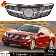 Diamond Grill Front Bumper Grille for Mercedes E Class Sedan W212 Tourer S212 2010 - 2013 E200 E300 