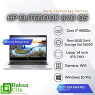 Laptop Hp Elitebook 840 G5 Core i7 Gen8 Ram 16GB SSD 512GB