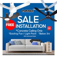 (FREE INSTALLATION) KDK Ceiling Fans (W56WV | T60AW | U48FP | E48HP | E48GP | U60FW | F40GP)