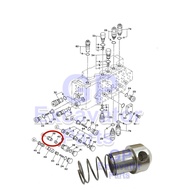 EX200-1 / EX220-1 / EX300-1 HYDRAULIC EXCAVATOR CONTROL VALVE POPPET / SPRING (0309714 / 0309715)