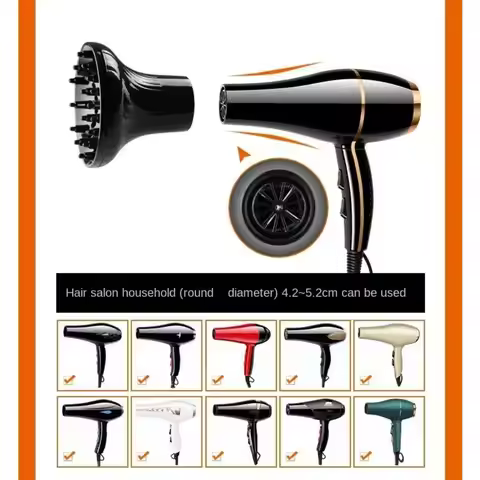 Black Hairdryer Diffuser Cover Dispersing Drying Universal Hair Dryer Diffuser Hairdressing Curly Dr