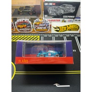 FLAME 1: Porsche RWB 993 964 Diecast Model Gulf Chrome Blue
