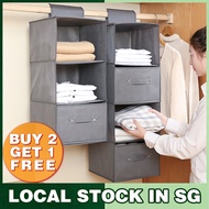 Hanging Clothes Storage Bag With Drawer Hanging Wardrobe Organiser Wardrobe Organizer Clothes Box