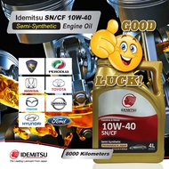 Idemitsu 10W-40 SN/CF Semi Synthetic 4L Gasoline Engine Oil 4 Litre