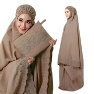 TELEKUNG COTTON EXCLUSIVE BERSULAM BENANG ATAS KAIN FREE BAG