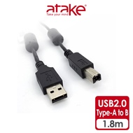 [atake] USB2.0 Type-A Male To Type-B Printer Transmission Cable 1.8m XP-420 XP-460 Label Machine