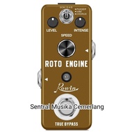 PEDAL EFEK GITAR MODULASI ROTARY SPEAKER SIMULATOR ROWIN ROTO ENGINE LEF-3801 EFEK GITAR PHASER VIBR